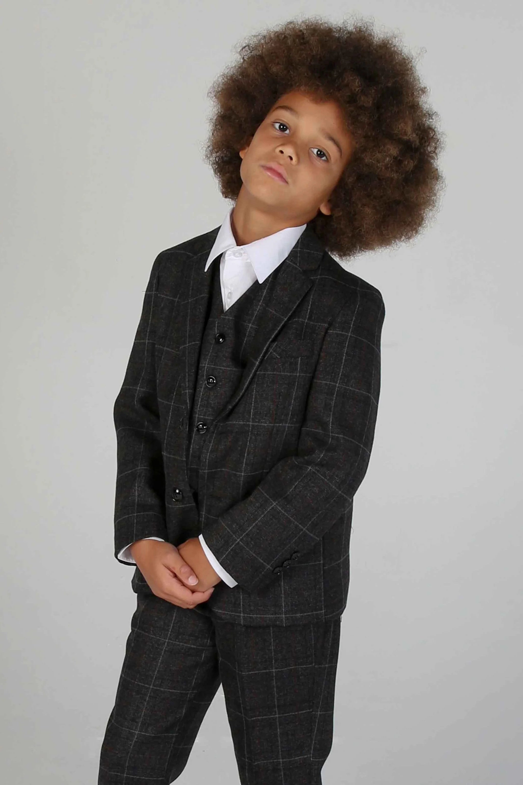 Paul Andrew Children - Device - Boy's Harvey Grey Three Piece Suit