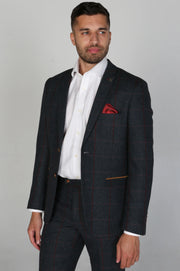 Suits Plus: Paul Andrew- Madrid Navy Men's Three Piece Suit