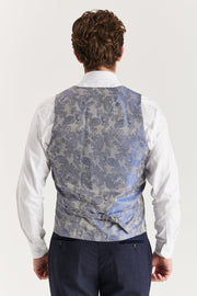 Oscar Navy Tweed Three Piece Suit
