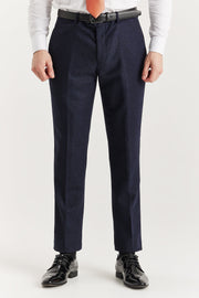 Oscar Navy Tweed Three Piece Suit