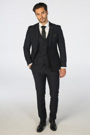 Parker Navy Three Piece Suit