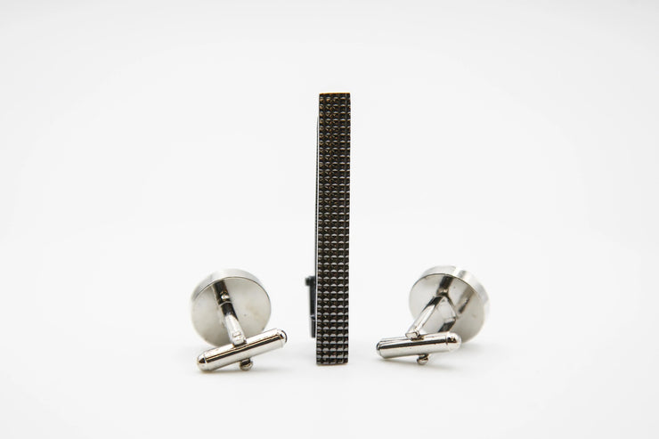 Paul Andrew - Black Textured Tie Set
