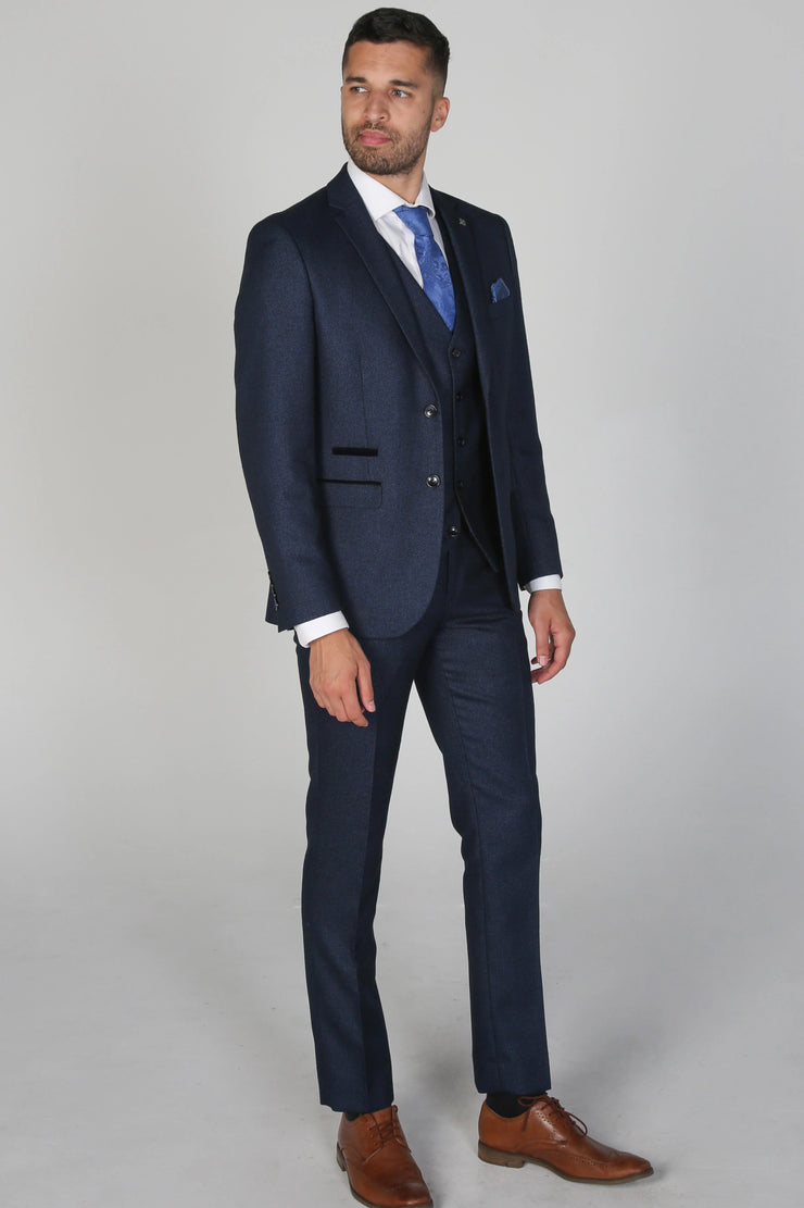 PAUL ANDREW: Arthur Navy Men's Three Piece Suit