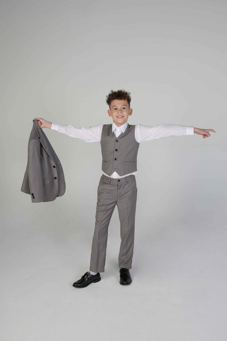 Paul Andrew Children - Device - Boy's Charles Grey Three Piece Suit