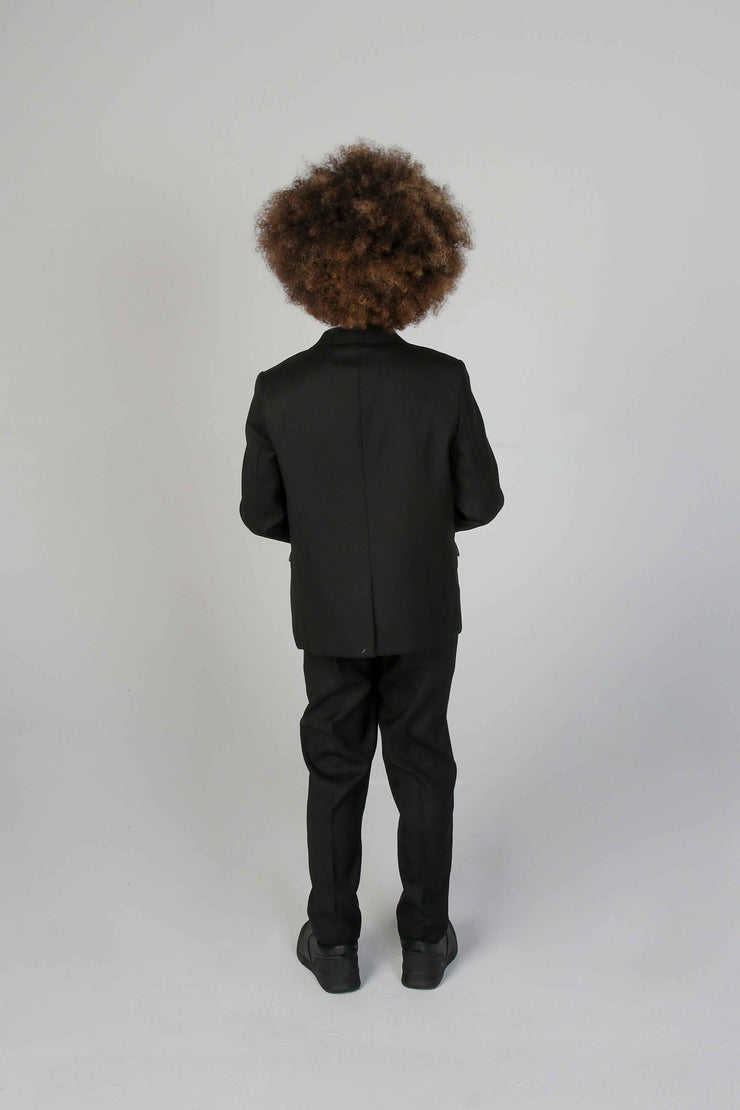 Paul Andrew Children - Device - Boy's Parker Black 5pc Suit
