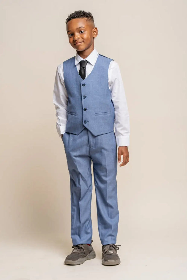 HOUSE OF CAVANI Blue Jay Boys 3 peice Suit