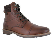 RED TAPE HARDY MENS CLASSIC LEATHER SIDE ZIP ANKLE BOOTS