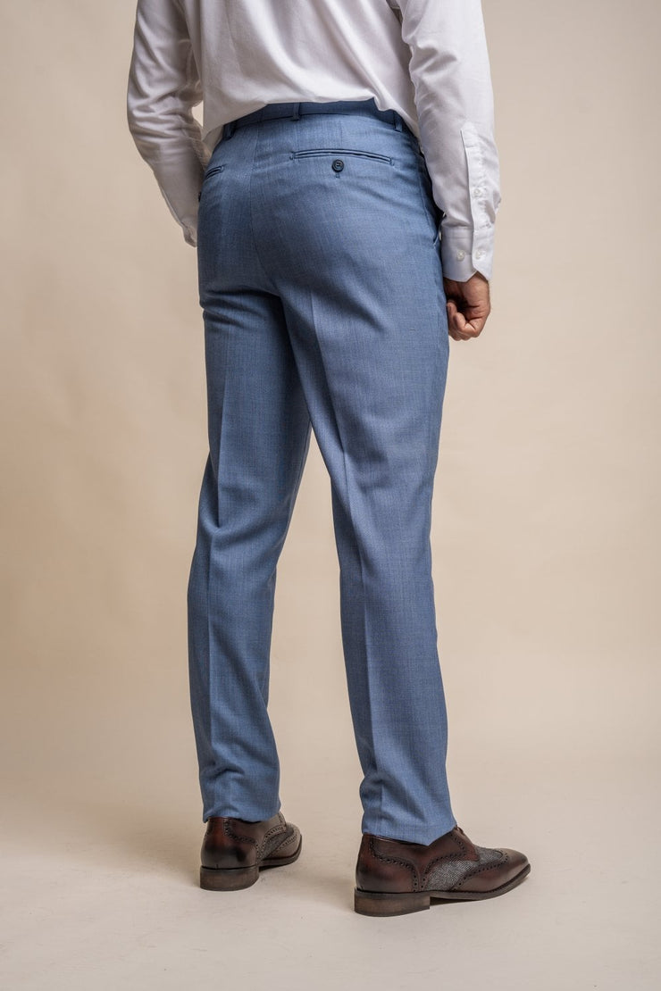 HOUSE OF CAVANI BLUE JAY SHORT THREE PIECE SUIT