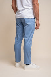 HOUSE OF CAVANI DAKOTA SKY BLUE REGULAR CHINO