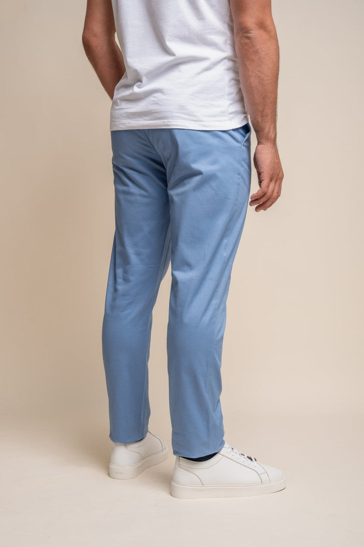 HOUSE OF CAVANI DAKOTA SKY BLUE REGULAR CHINO