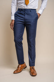 HOUSE OF CAVANI JEFFERSON NAVY SHORT THREE PIECE SUIT