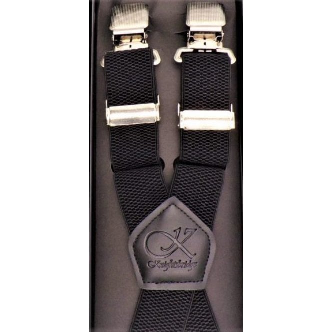 KNIGHTSBRIDGE TIES KNIGHTSBRIDGE MENS BIG SIZE EXTRA LONG AND STRONG WIDE CLIP BRACES