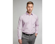 DOUBLE TWO LILAC CLASSIC EASY CARE LONG SLEEVE SHIRT