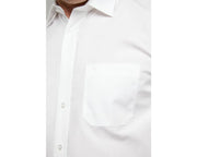 DOUBLE TWO WHITE CLASSIC EASY CARE LONG SLEEVE SHIRT